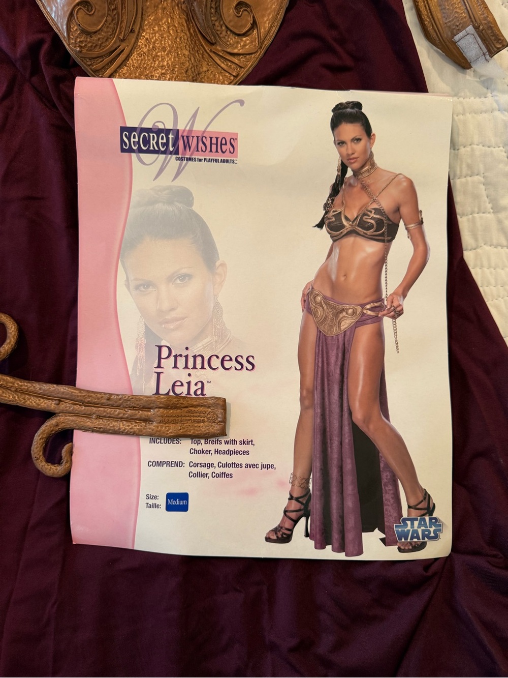 Princess Leia Costume - Purple